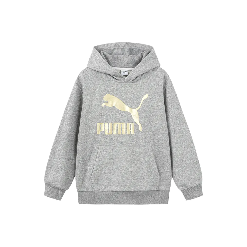 PUMA Свитшот CLASSICSSportstyle Collection Светлый Фотиния Серый Детский