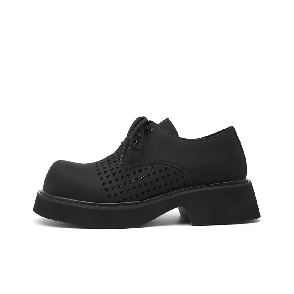 Medd Повседневные кожаные туфли Low Top Черные Мужские