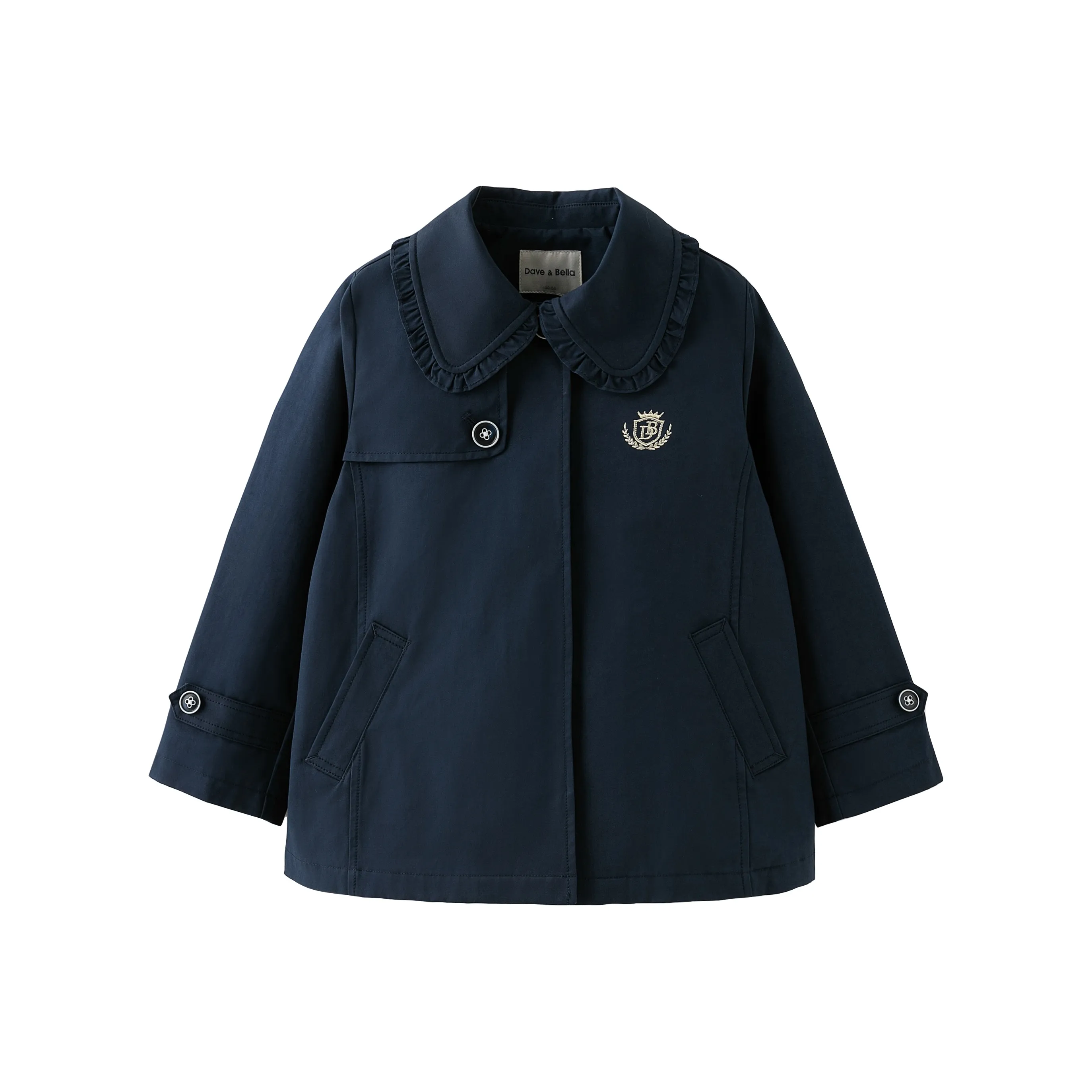 DAVE BELLA Куртки и пальто темно-синий для детей 3-7 лет
