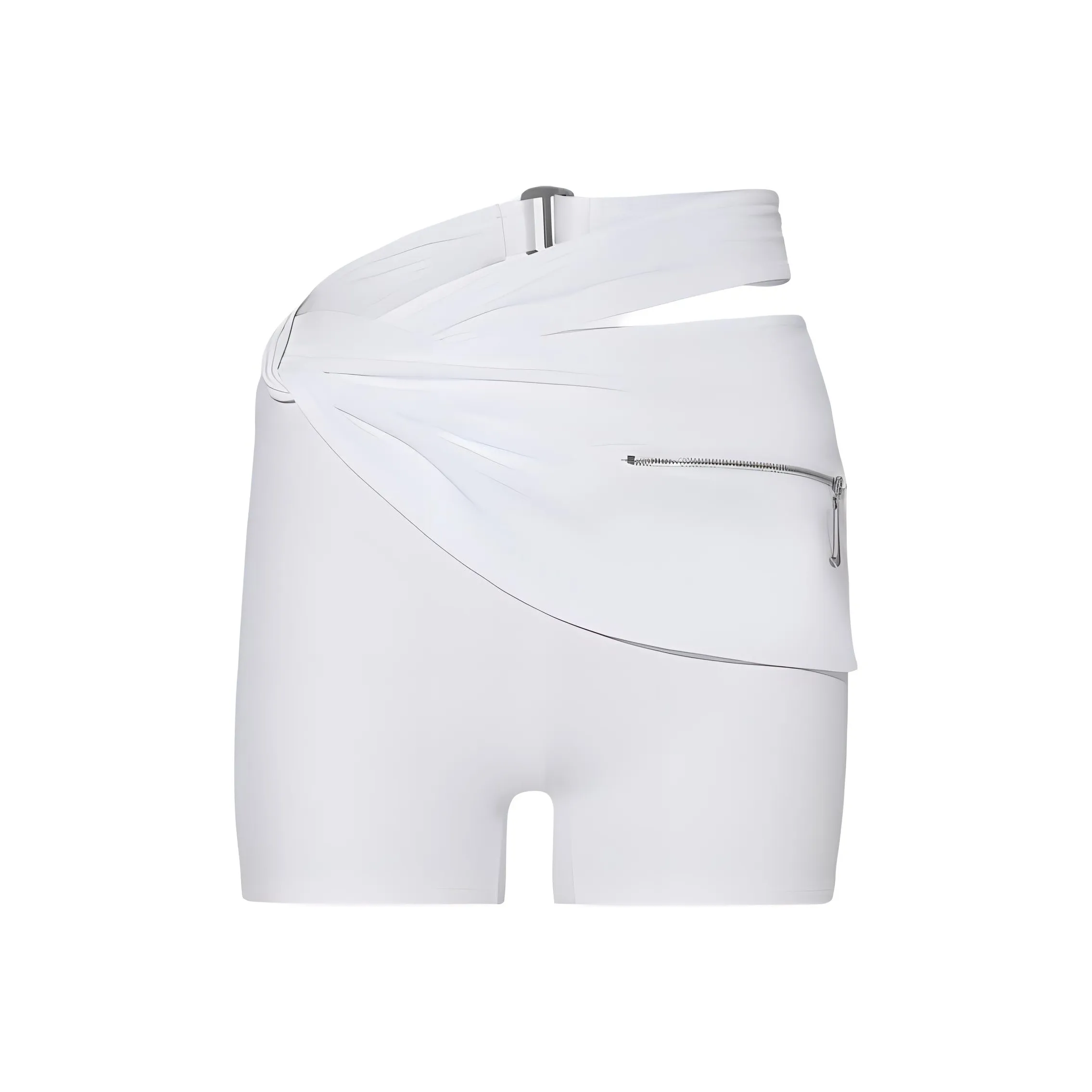 Jacquemus X Nike Drapped Bike Shorts White