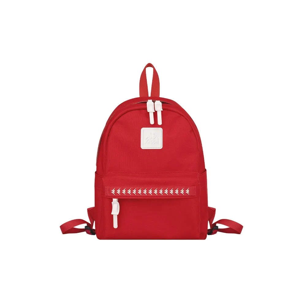 Kappa Fabric Backpack Fashion Versatile Mini Backpack Travel Small Bag Regular Women's China Red