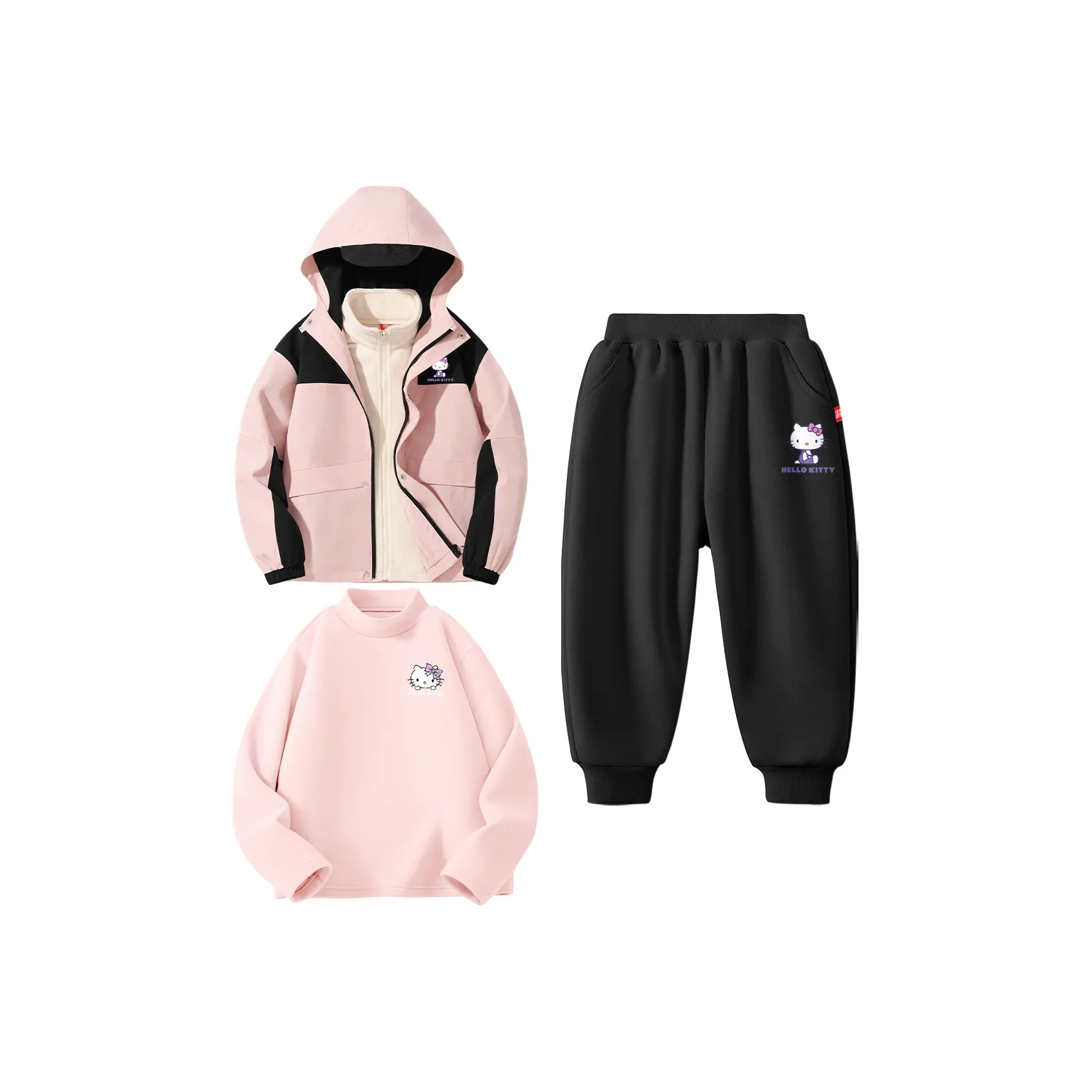 Hello Kitty Повседневная Спортивная Одежда для Детей