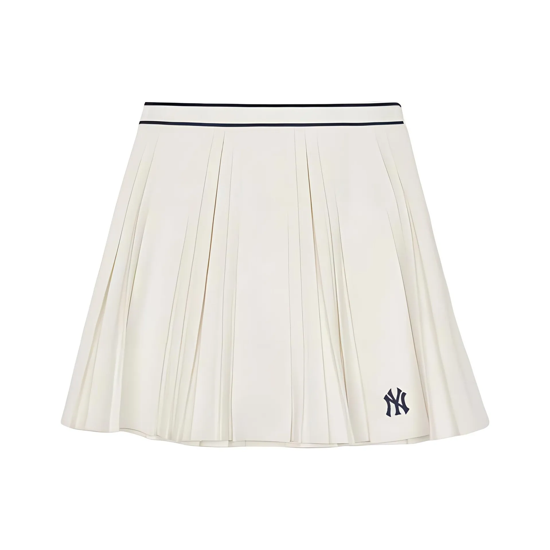 MLB New York Yankees Casual Short Skirts Women's Cream