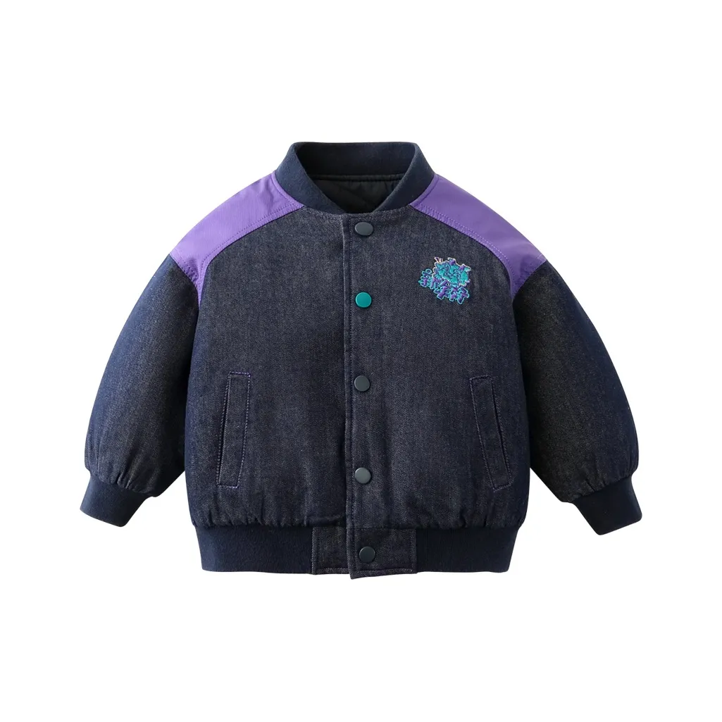 CICIIBEAR Хлопковый пуховик Джинсовый синий Для детей Возраст 3-7 лет
