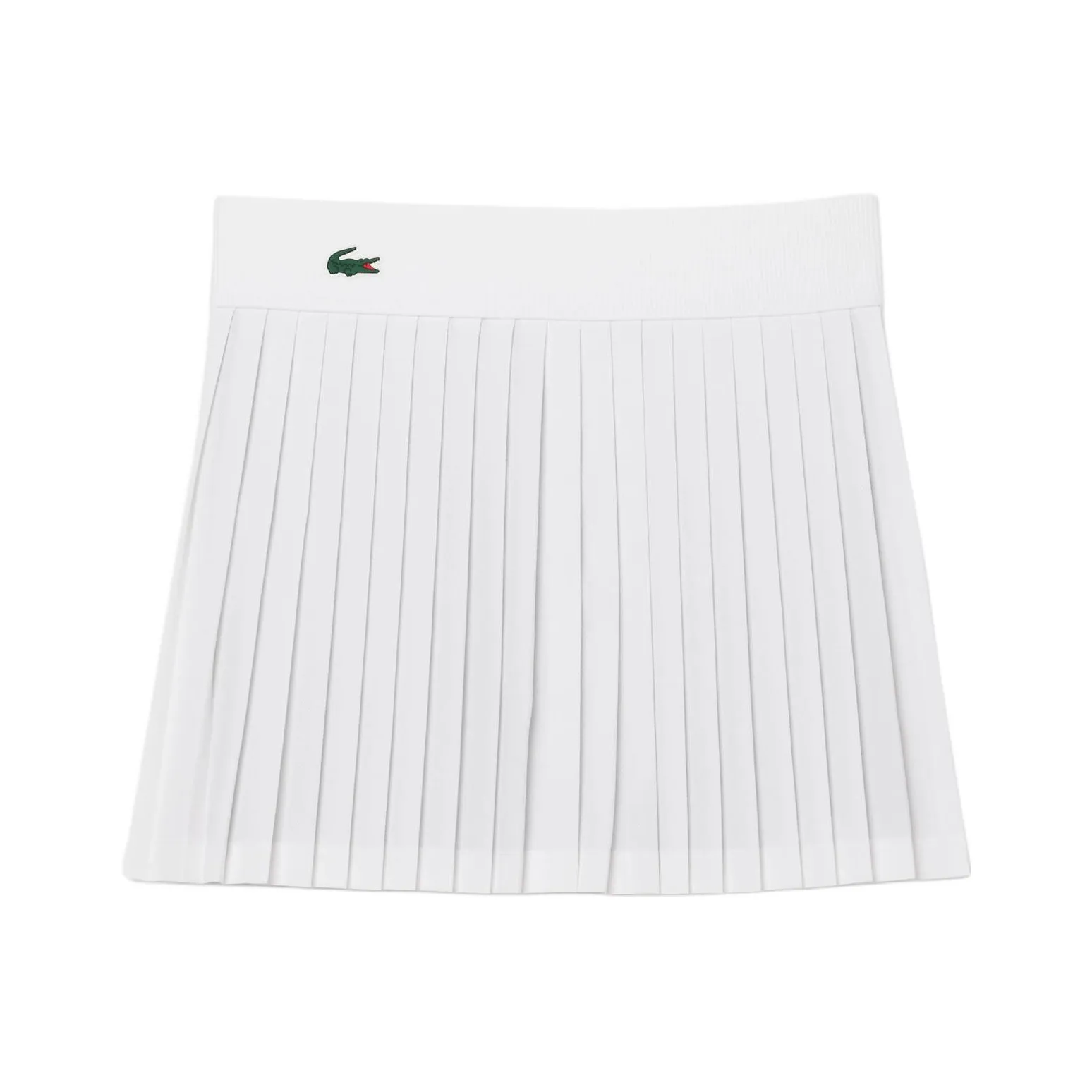 Lacoste Повседневные короткие юбки Женские Белый Зеленый