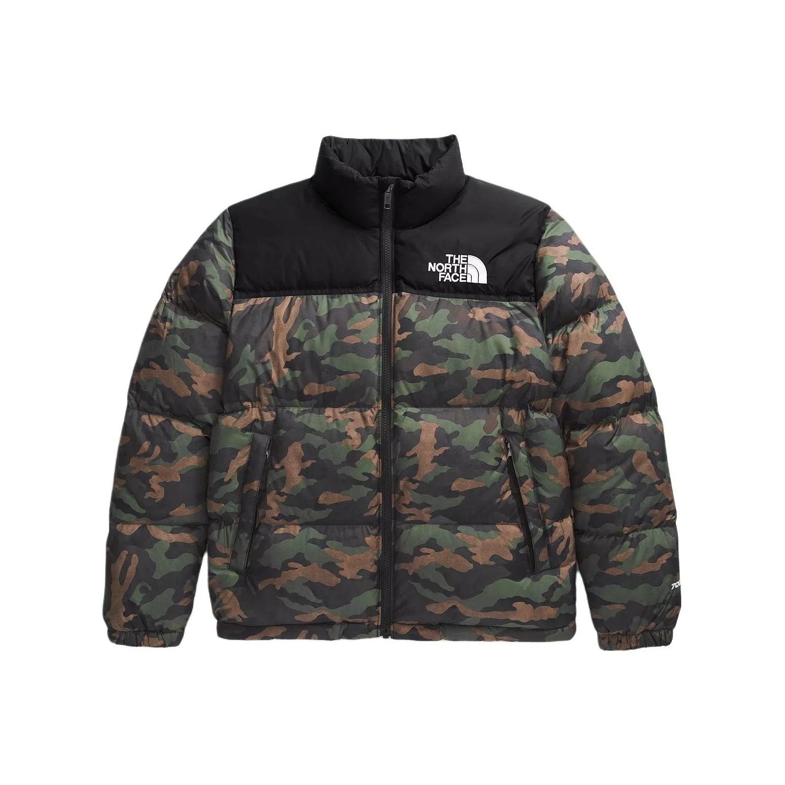 THE NORTH FACE Куртка Nuptse FW24 Черный Камуфляж Подростки