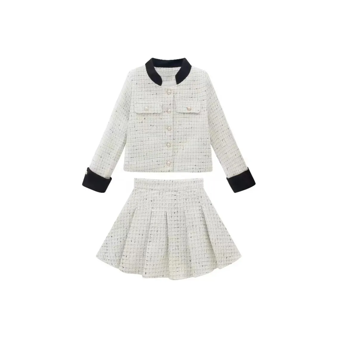 Qiuerle Комплект с юбкой Женская Белая