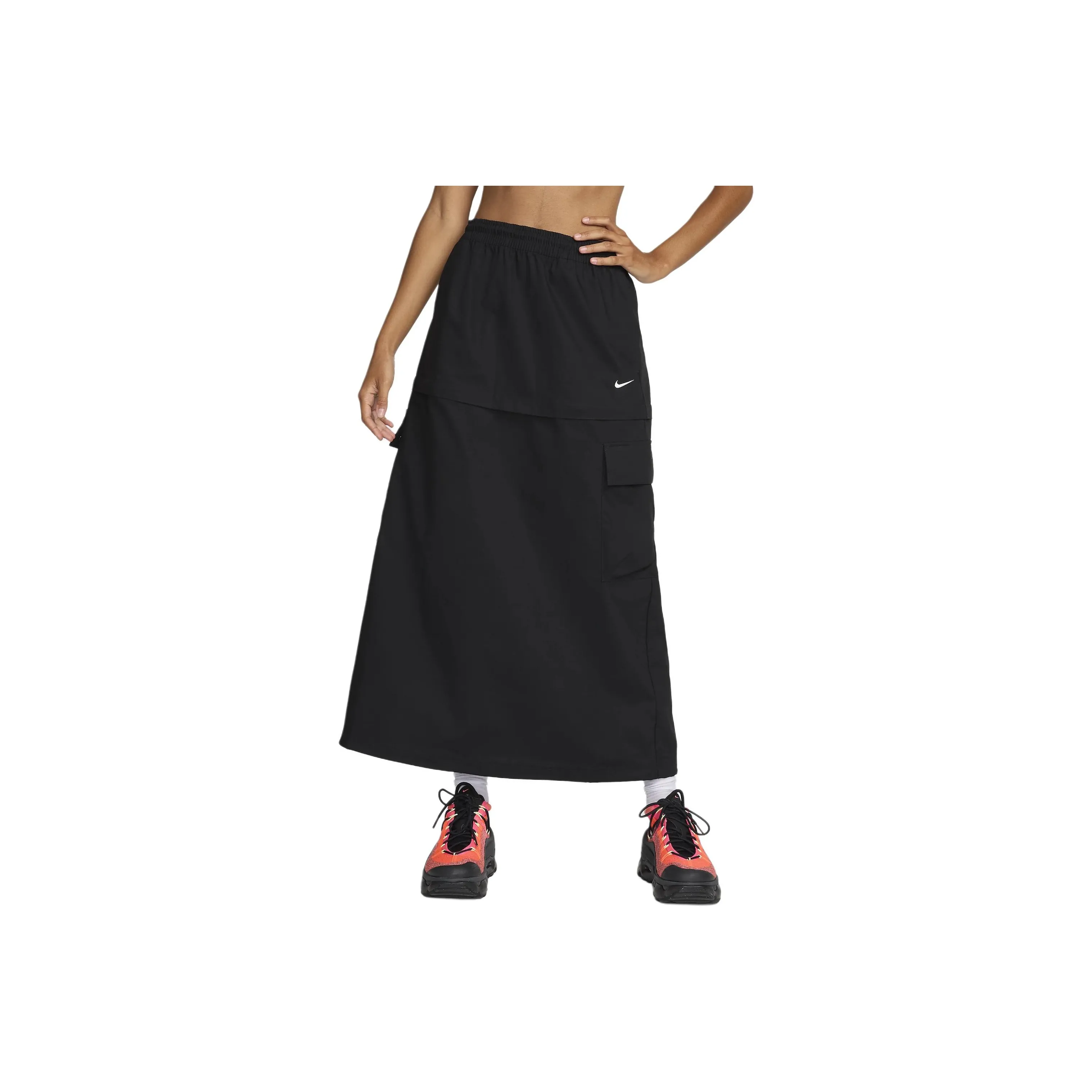 Nike Sportswear Essential Women's Mid Rise Woven Cargo Midi Skirt
