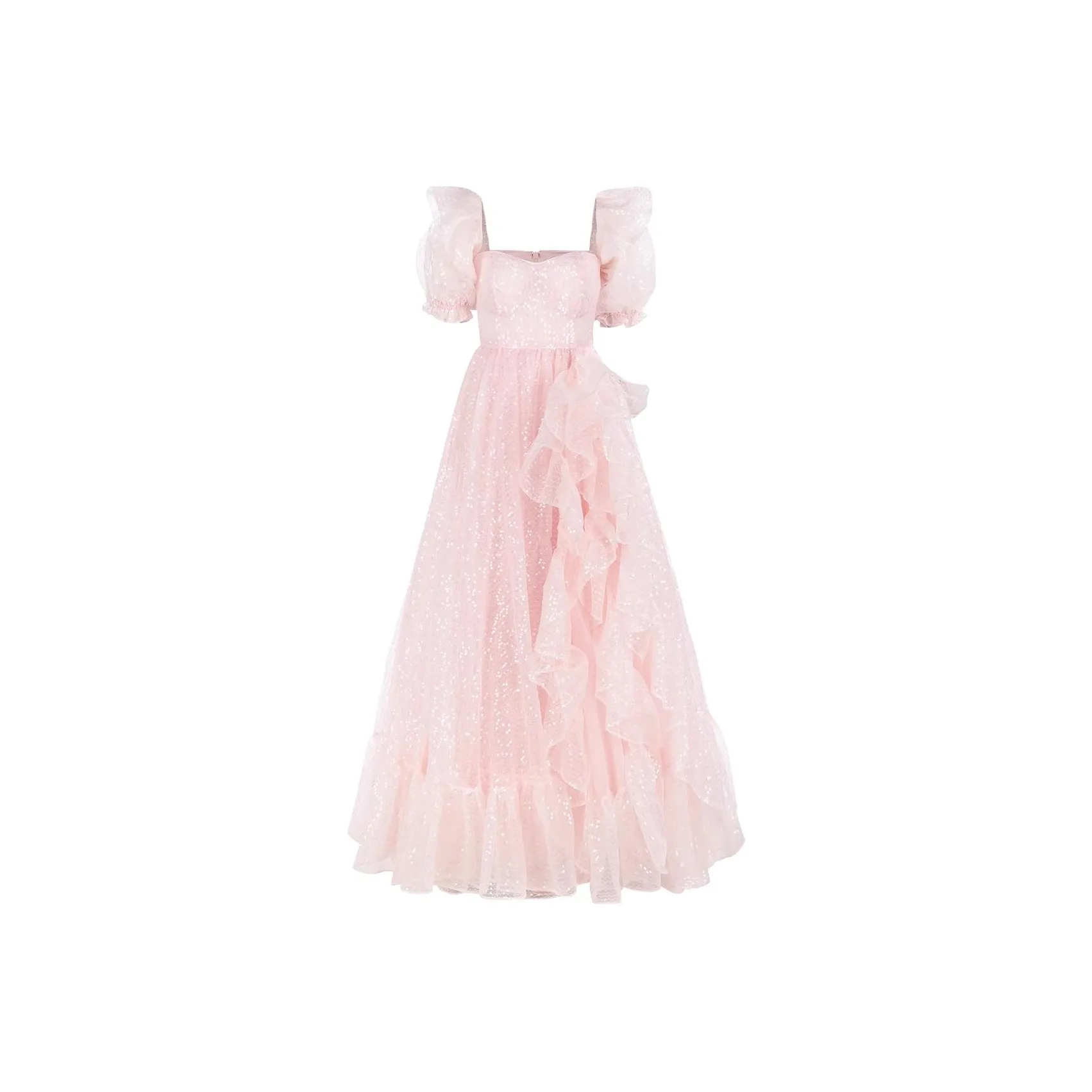 Selkie Collection FW23 Evening Dress Women's Soft Pink