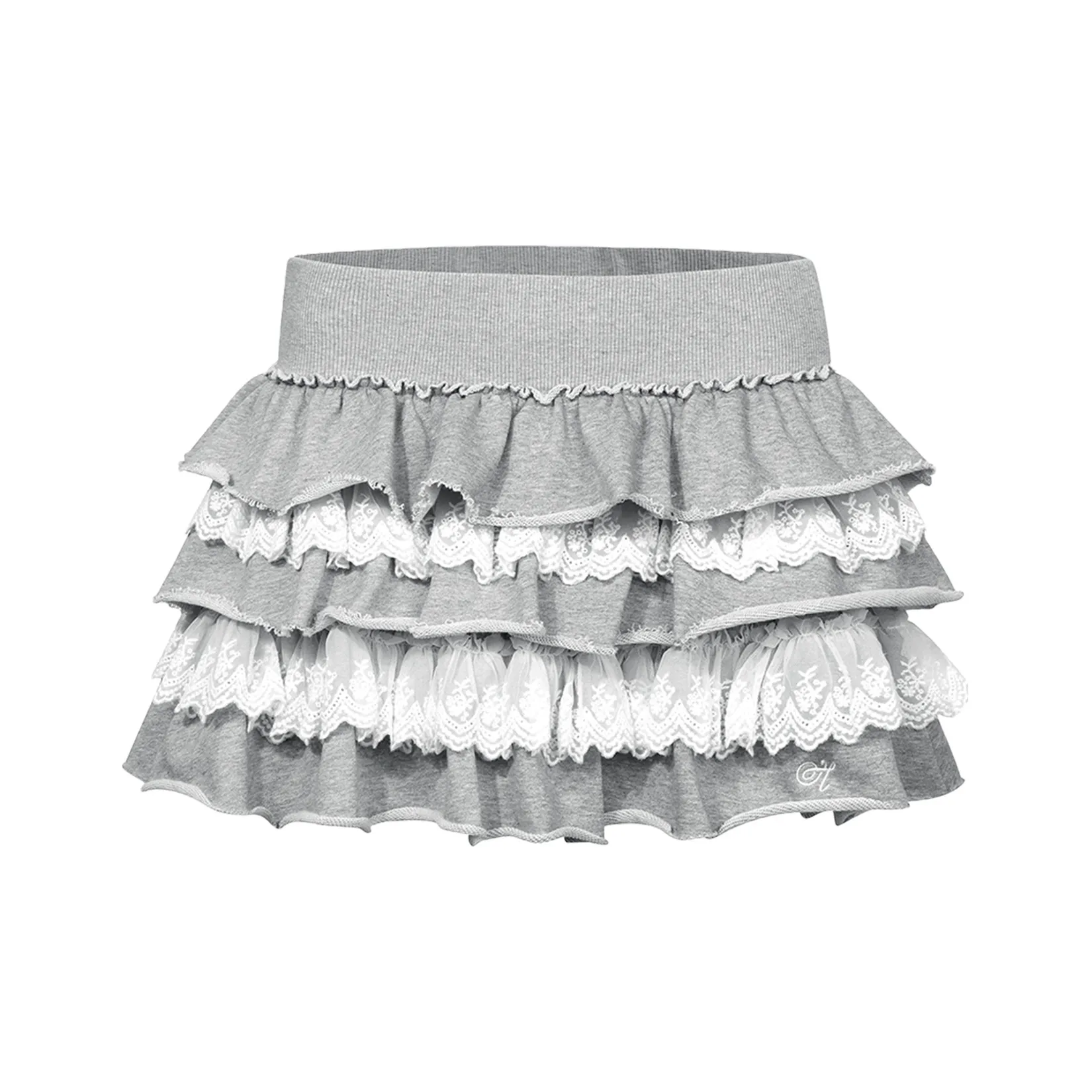 Guuka Hero Повседневные короткие юбки Женские Фотиния Серый