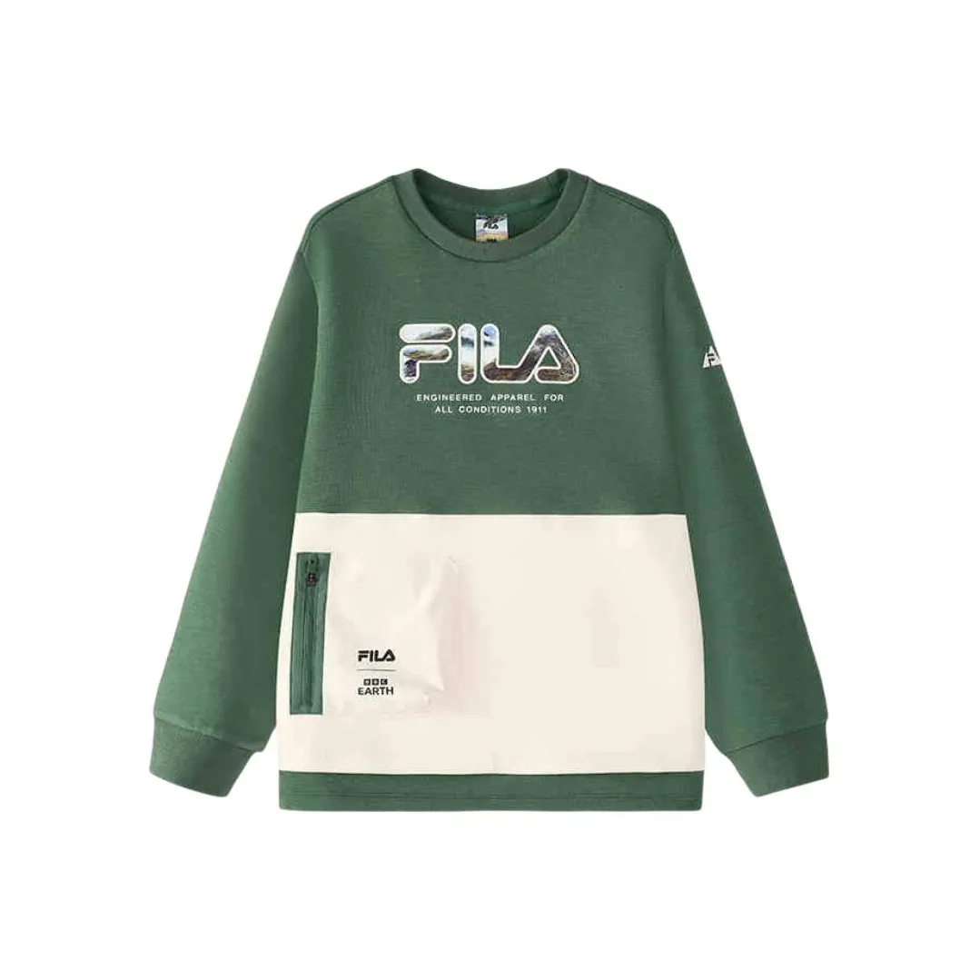 FILA KIDS x BBC EARTH Толстовка Siberia Зеленый Подростки