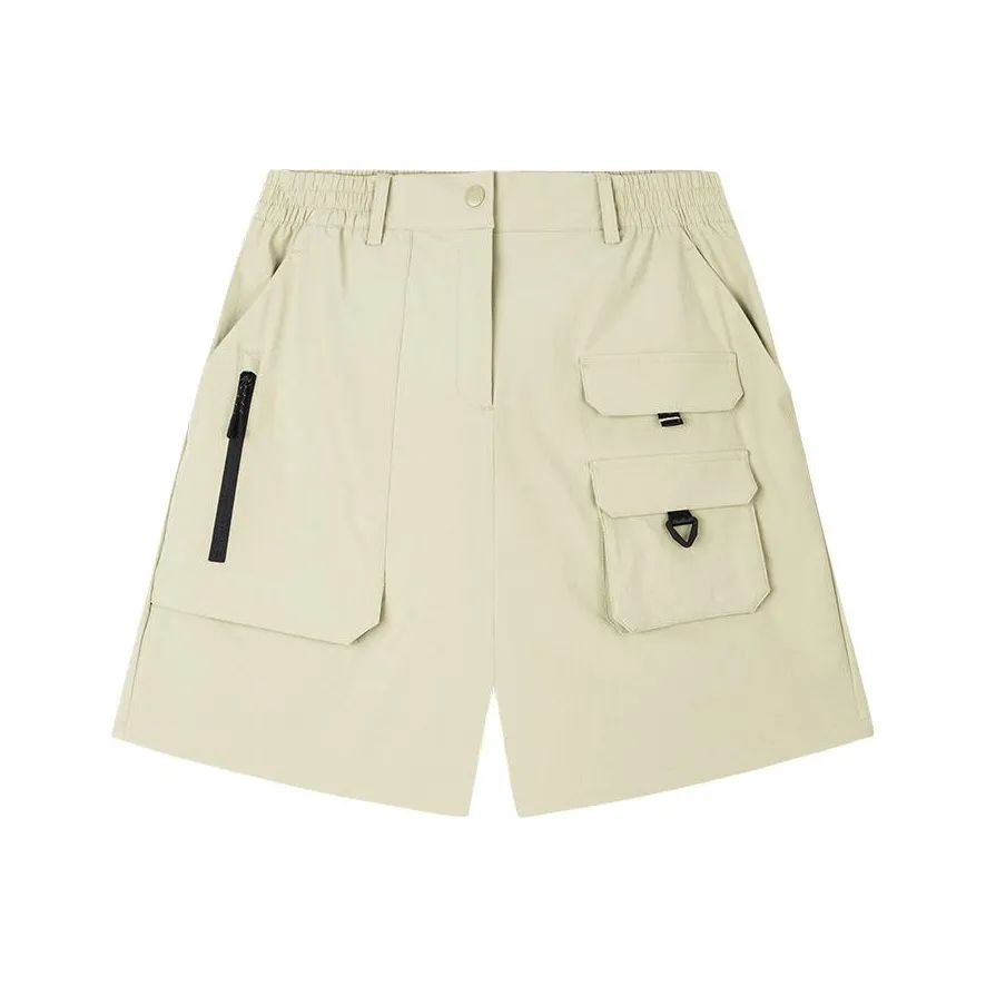 ANTA Карго Шорты Женские Цвет Ириска Желтый