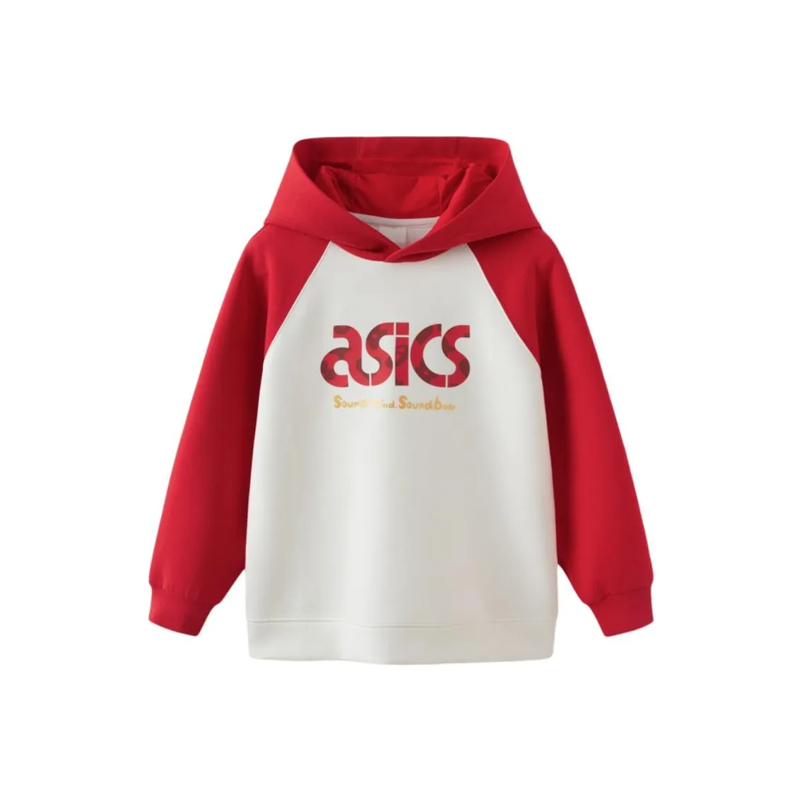 Asics Толстовка Белый Красный Подростки