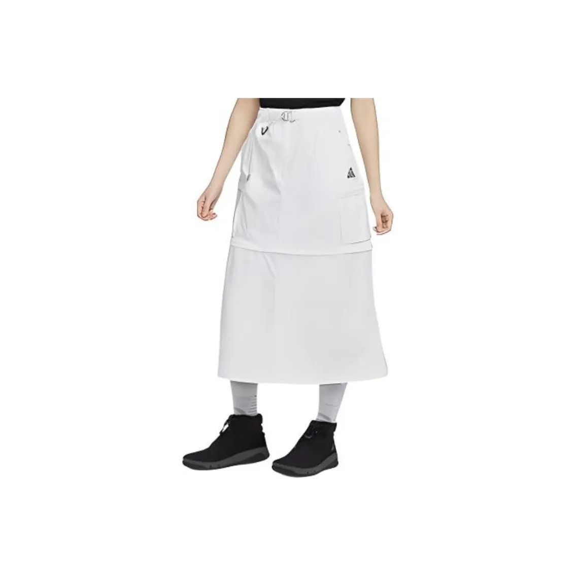 Nike SS24 Casual Long Skirts Women's White