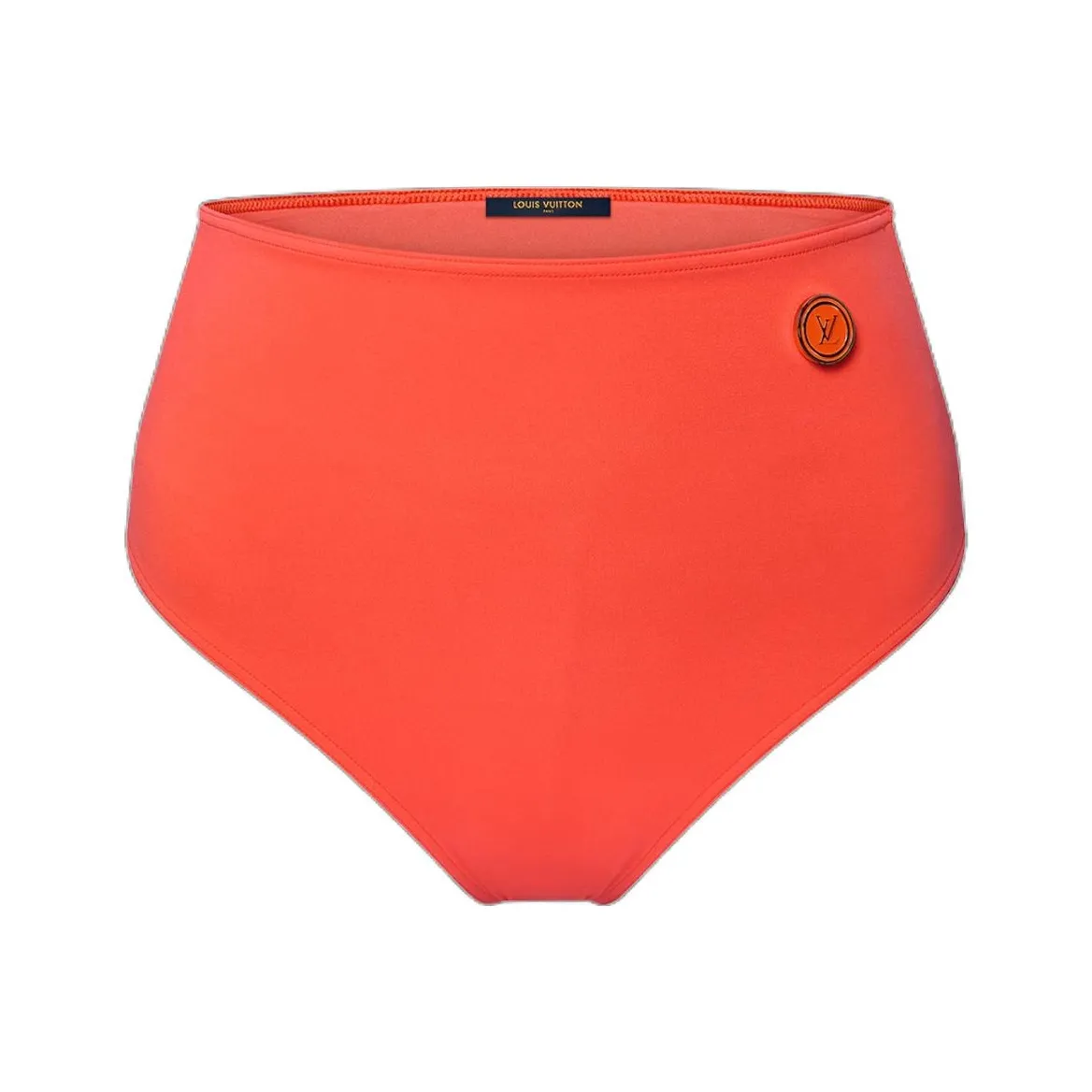 LOUIS VUITTON High Rise LV Pin Bikini Bottoms Bikini Women's Orange
