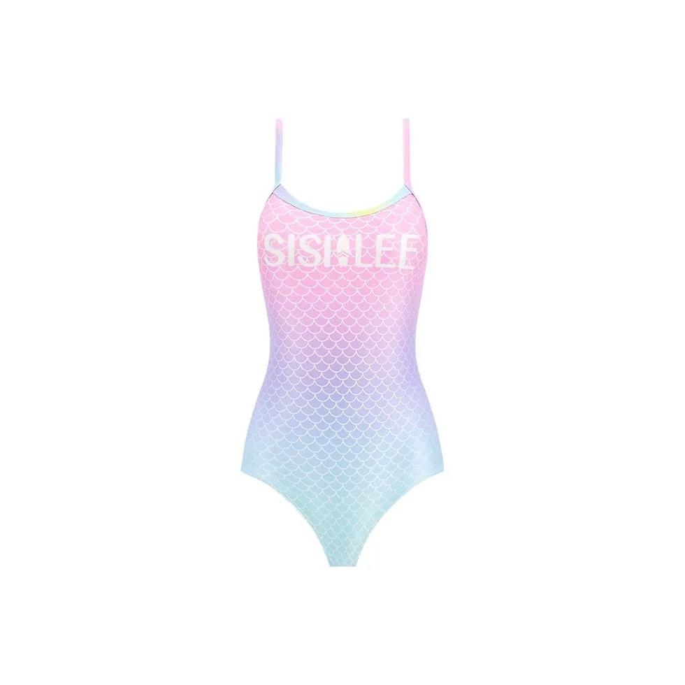 SISII LEE One piece Swimsuit Women's Violet Gradient Mermaid