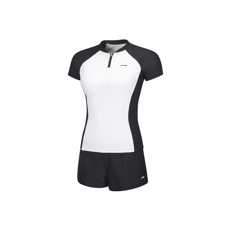 LINING Двухкомпонентный Купальник Женский Стандартный Белый Черный