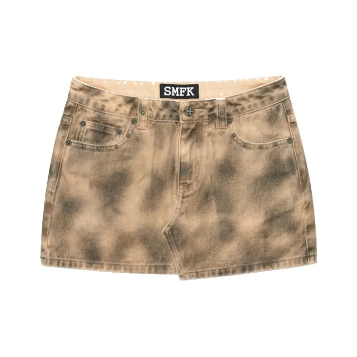 SMFK Джинсовые короткие юбки Женские