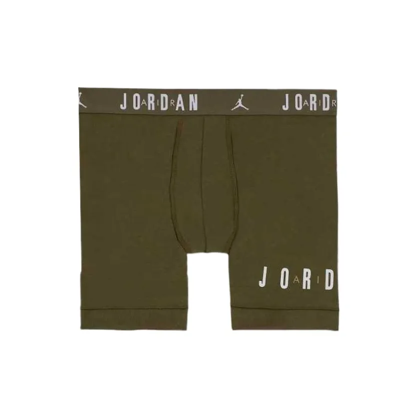 JORDAN Men's Flight Cotton Core Boxer Briefs 3 Pack