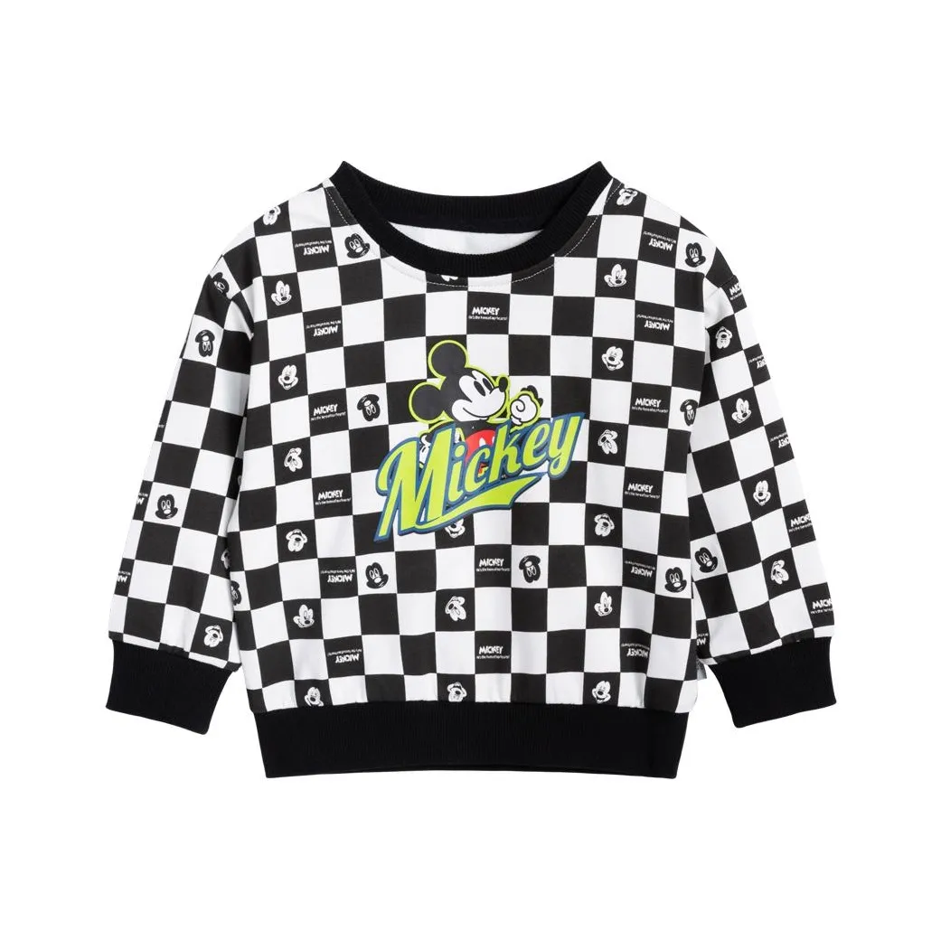 Disney Толстовка Детская Черный Белый