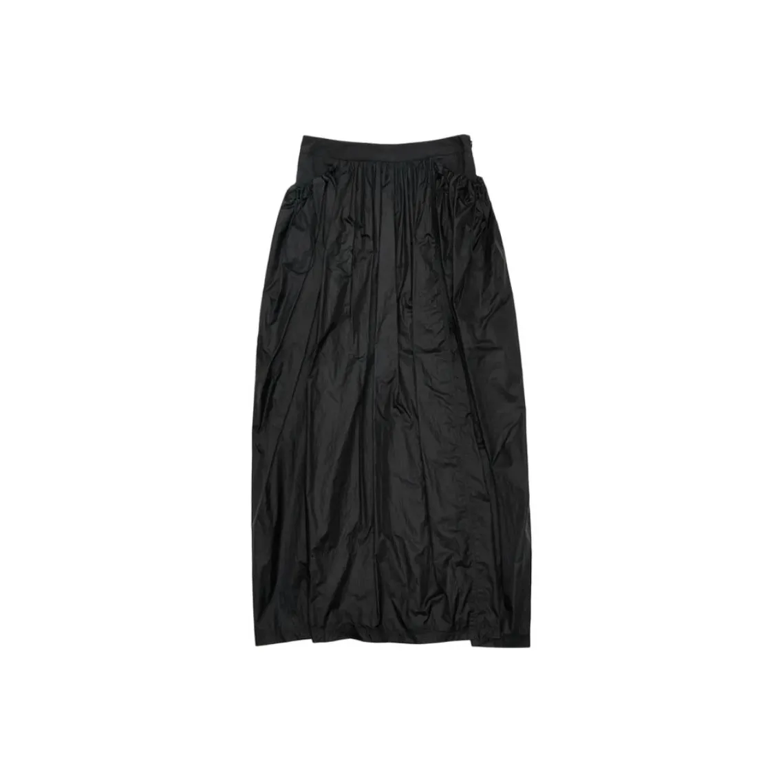 AMOMENTO Повседневный Длинный Юбка Женская Черная