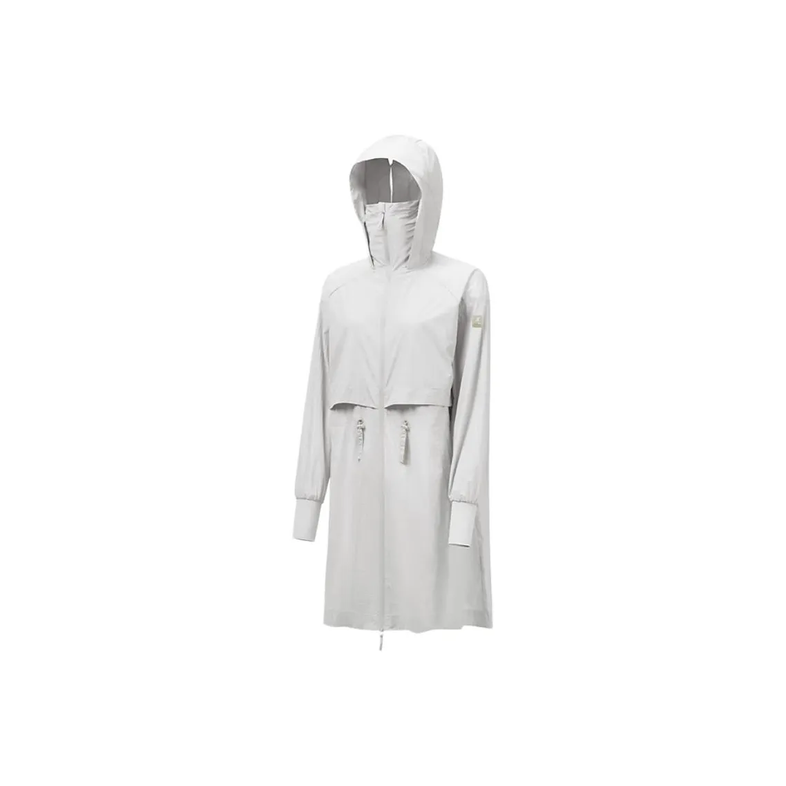 XTEP Trench Coat Women's Cloud Peak Gray