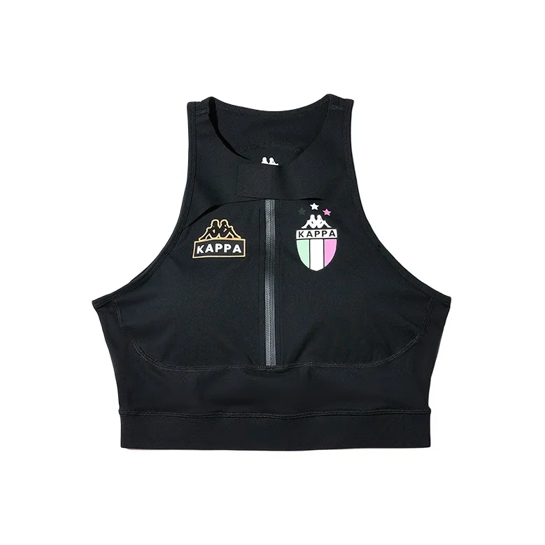 KAPPA Спортивные жилеты Женские Черный Неон Оранжевый Желтый