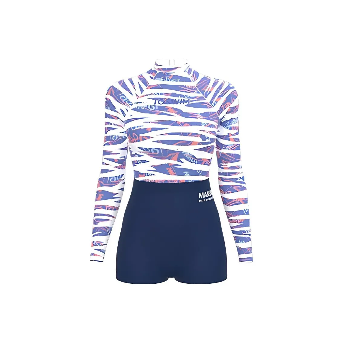 TOSWIM One piece Swimsuit Women's Ocean Flying Bird