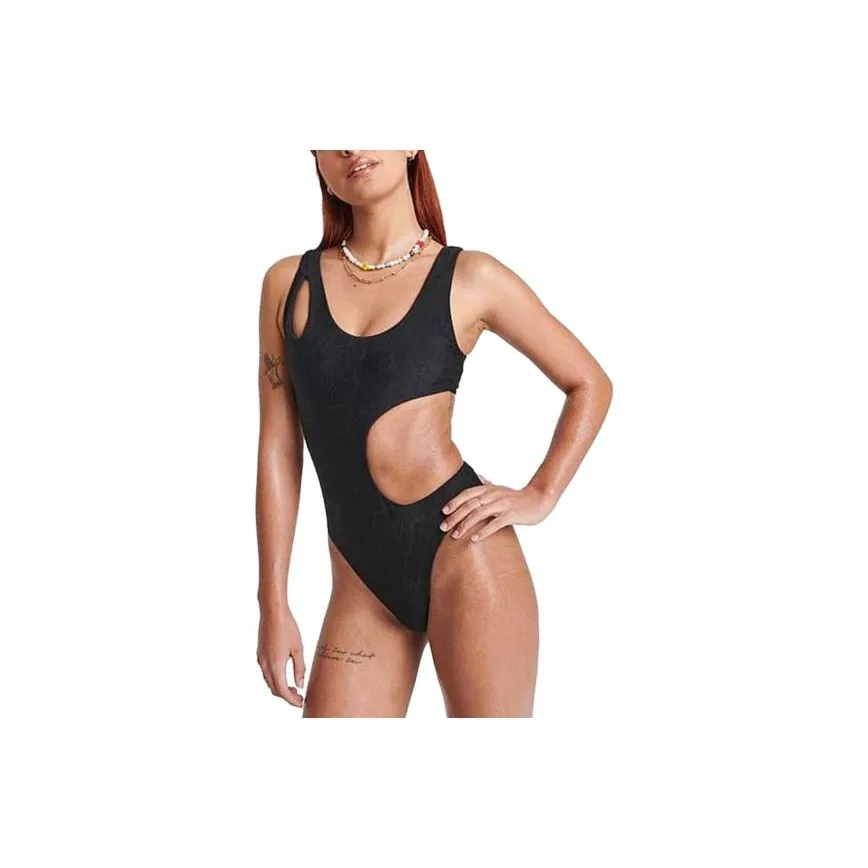 Nike One-Piece Swimsuits Women's Black