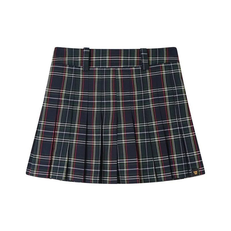 DANGEROUSPEOPLE Повседневные короткие юбки Женские Черная клетка