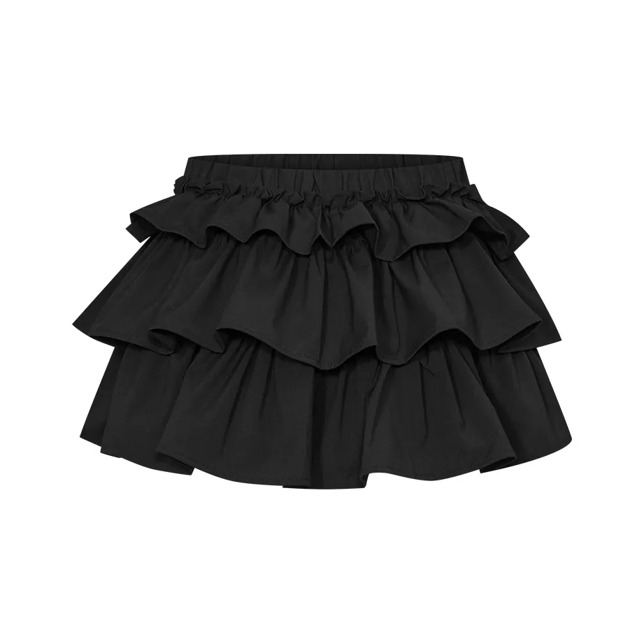 URBAN REVIVO Повседневные короткие юбки Женские Черный