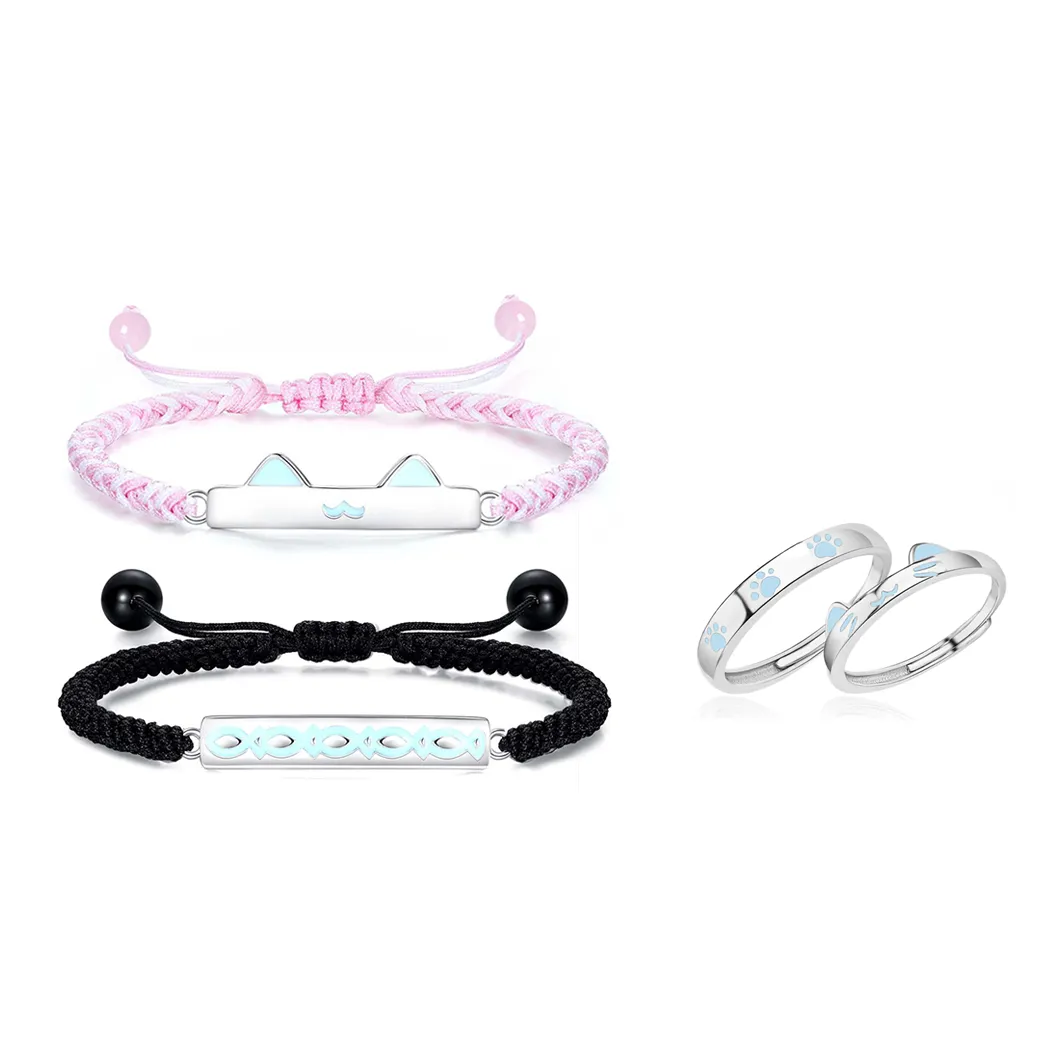 JOYDINNY Браслет с шнурками унисекс