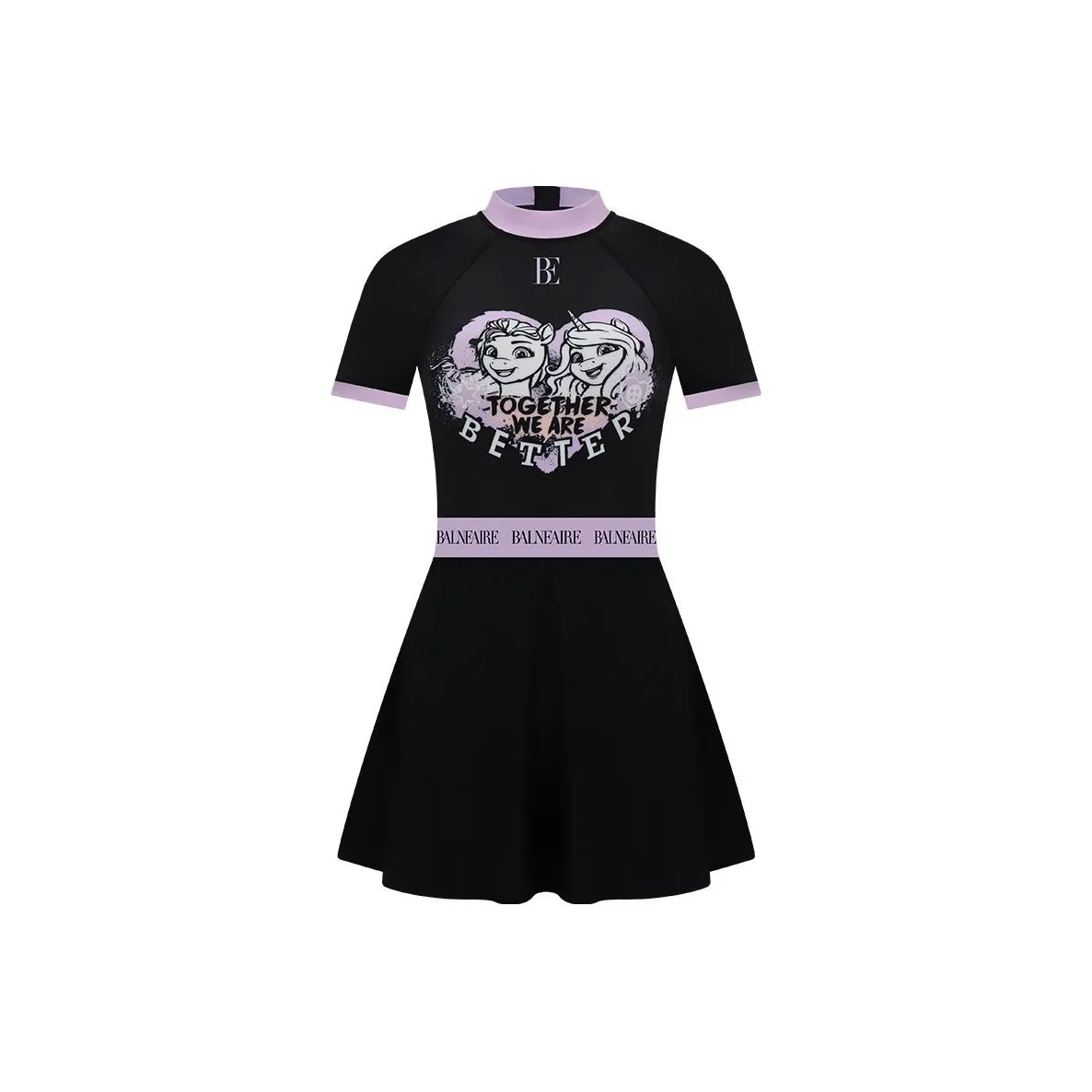 BALNEAIRE Enchanting Черный/Фиолетовый Многоцветный Женские Ван-Пис Купальники