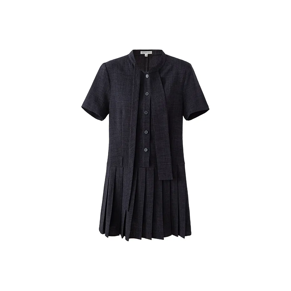 Self Who Короткий рукав Платье Женское