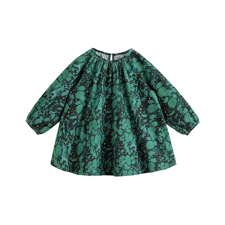 MARC JANIE Lufu series Детское платье Зеленый детскосланик