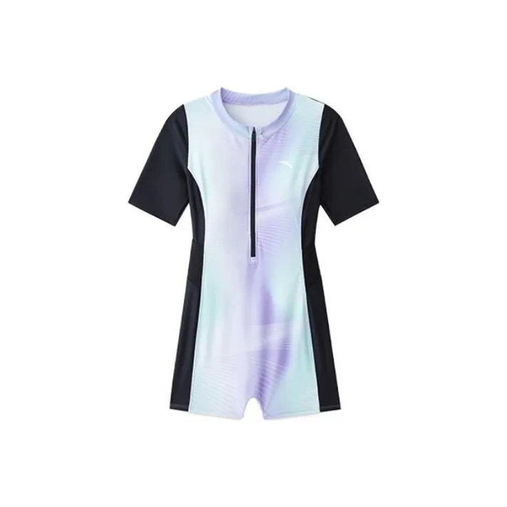 Anta One-piece Swimsuit Women's Light Purple