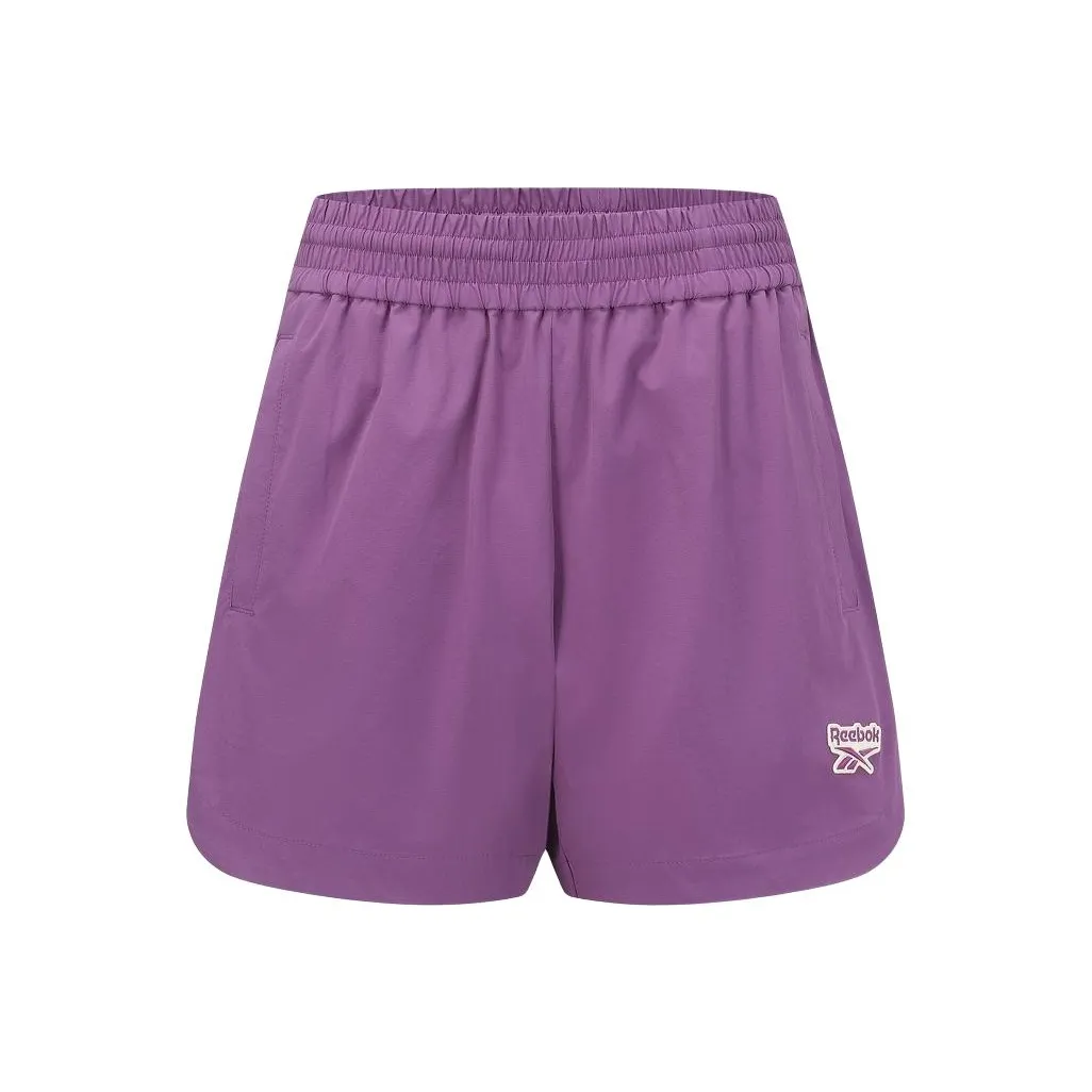 Reebok совместные спортивные шорты женские фиолетовые