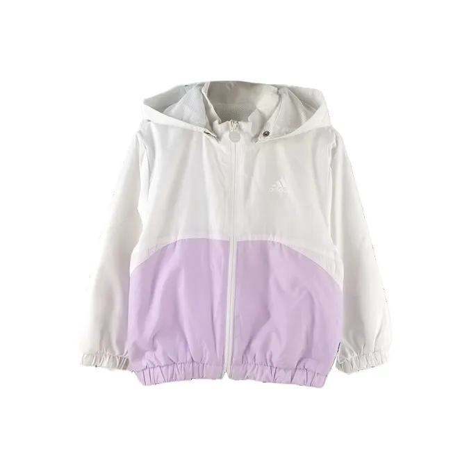 Adidas Куртки и Пальто Белый Фиолетовый Детский