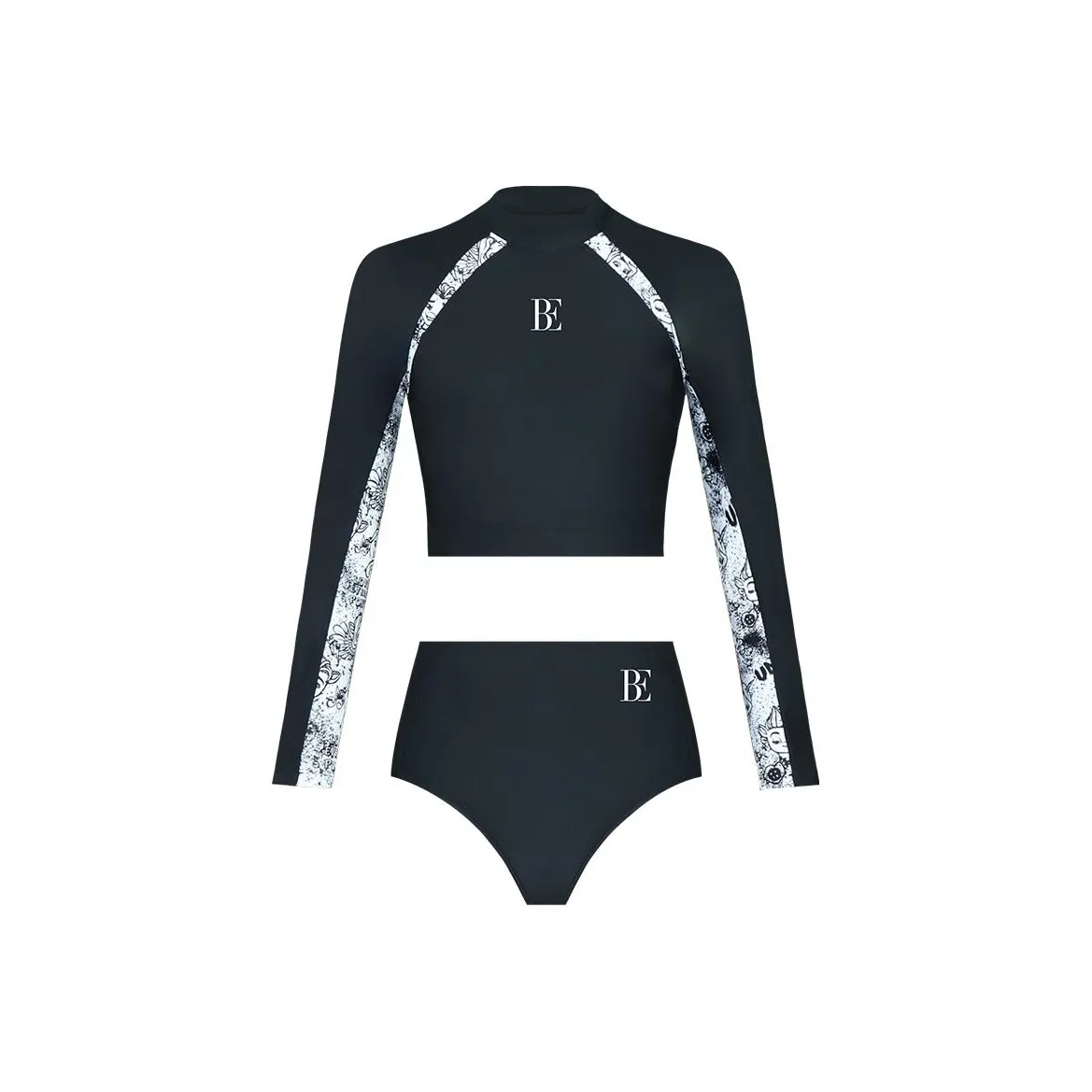 BALNEAIRE Пони Ягода Co Брендированный Модель Современный Черный Женские Двухкомпонентные Купальники