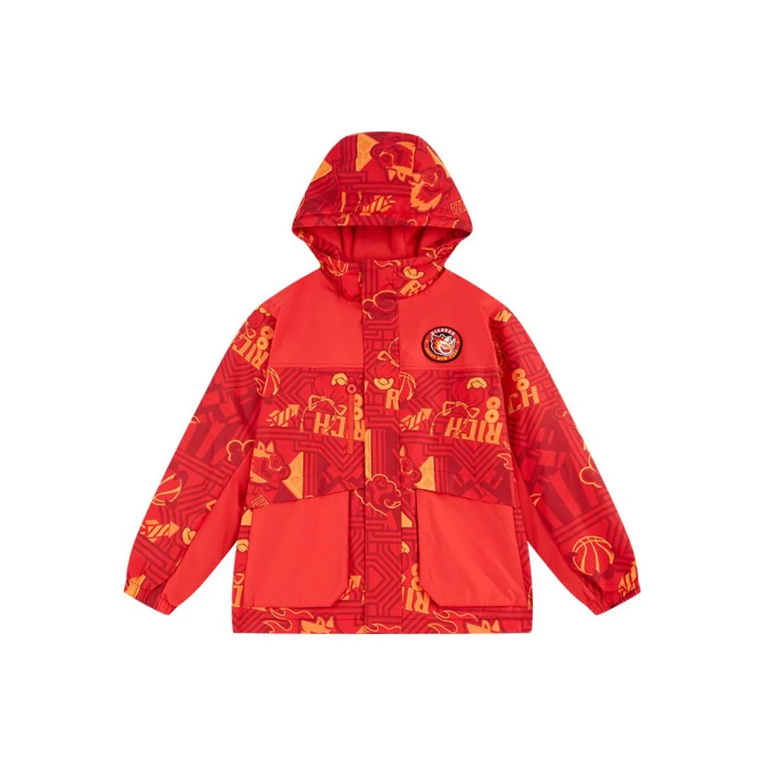 QIAODAN Куртка Newborn Красный Полный принт Newborn Красный Подростки
