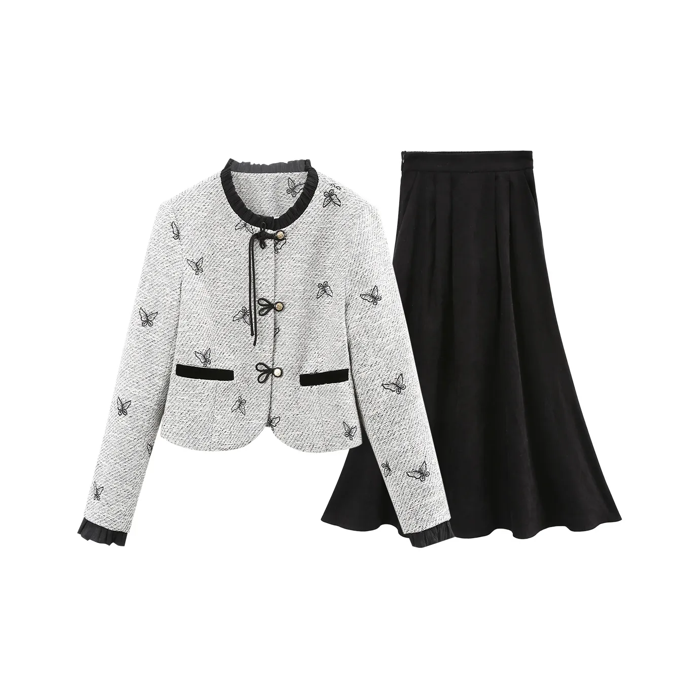 A Paradise For Awakening Skirt Set Women's Black