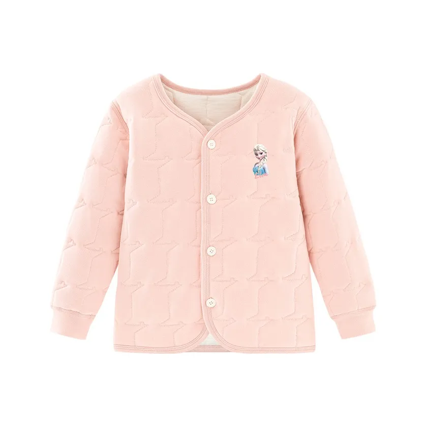Disney Хлопковый пуховик Розовый для детей 3-7 лет