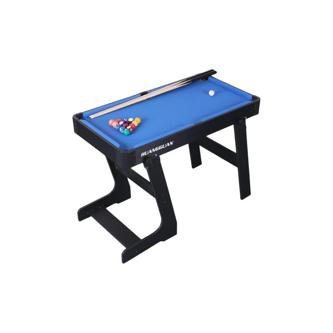 HUANGGUAN Indoor Wooden Pool Table Tabletop Home Battle Board Games