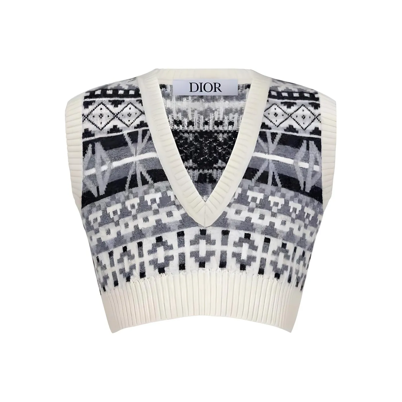 DIOR Жилет SS23 Серый Черный Детский
