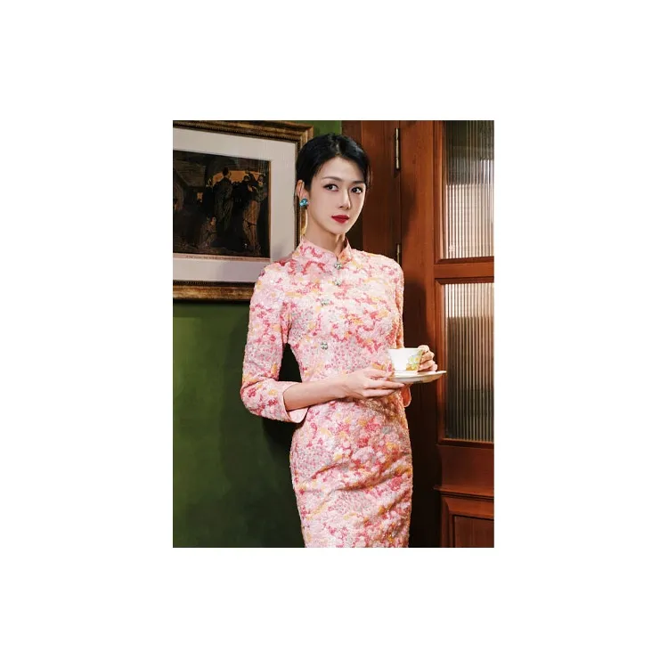 Shimiko Cheongsams Women's Pink Coral