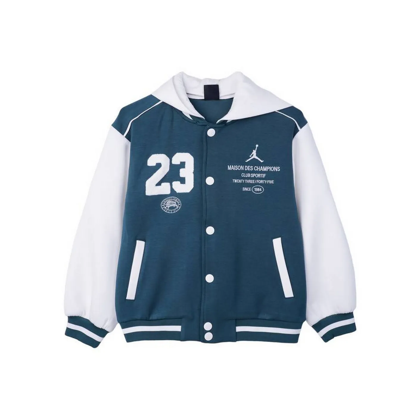 Джордан Куртки и Пальто Синий Белый