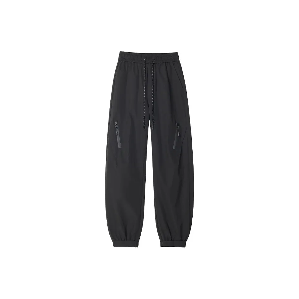 DARK HORSE Casual Pants Unisex Ink Black Elastic Cuff