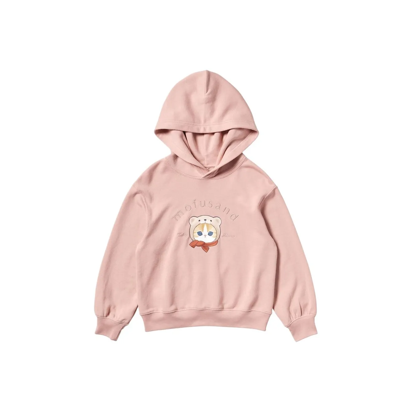 UNIQLO x mofusand Толстовка Пастельно-розовая для детей 3-7 лет