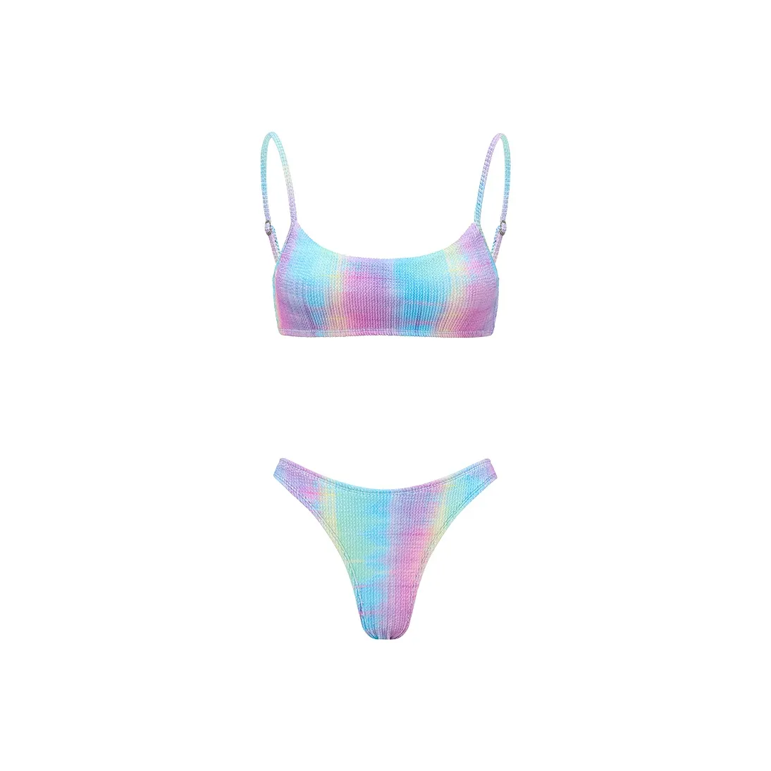 YUKARI SWIM Двухкомпонентный купальник женский радужный