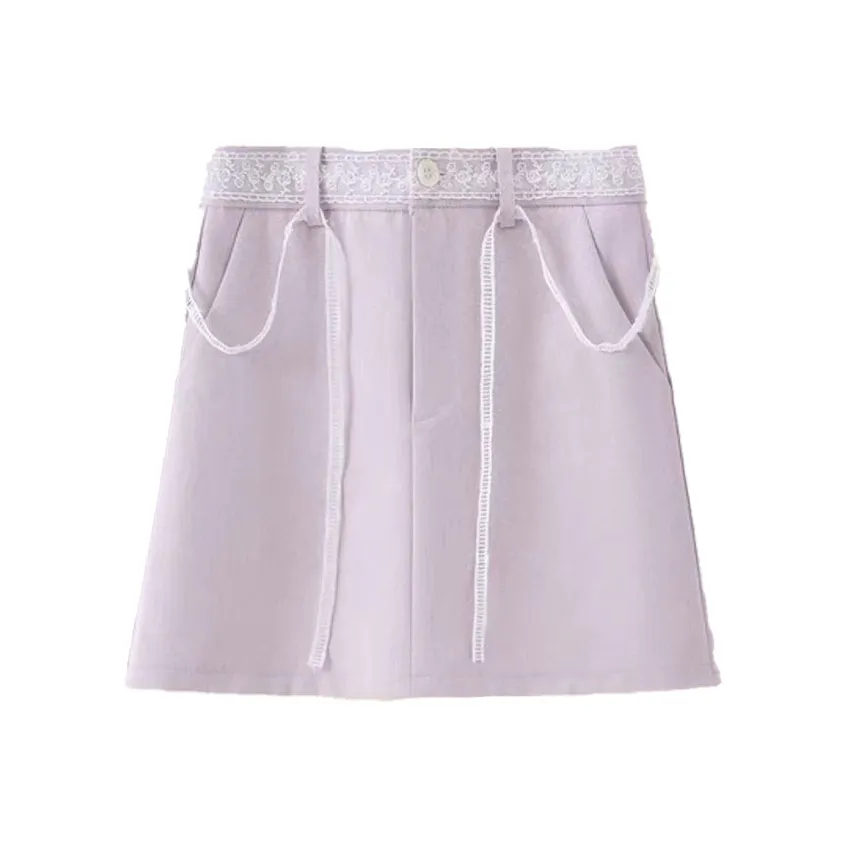 SCCREBEL OFFICIAL Повседневные короткие юбки Женские Розовый